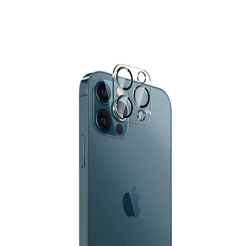 ⁨Crong Lens Shield - Szkło na aparat i obiektyw iPhone 12 Pro⁩ w sklepie Wasserman.eu