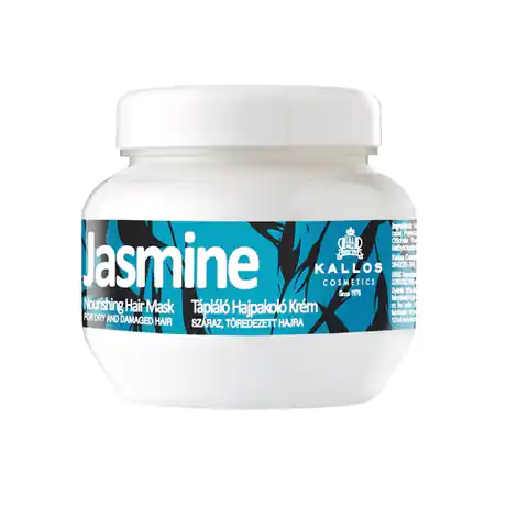 ⁨Kallos Jasmine Nourishing Hair Mask odżywcza maska jaśminowa do włosów suchych i zniszczonych 275ml⁩ w sklepie Wasserman.eu