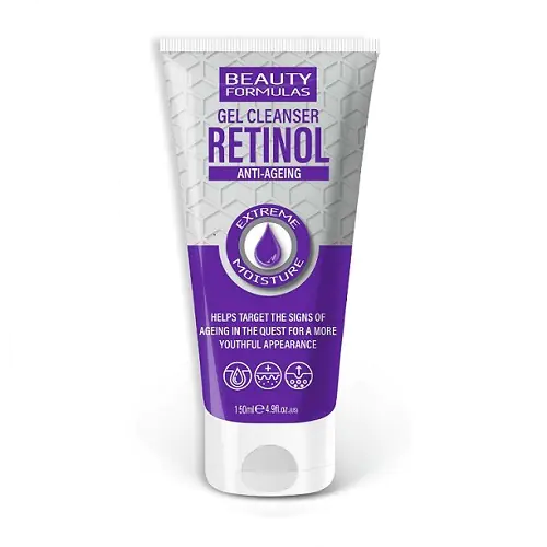 ⁨Beauty Formulas Retinol Anti-Ageing Gel Cleanser face wash gel 150ml⁩ at Wasserman.eu