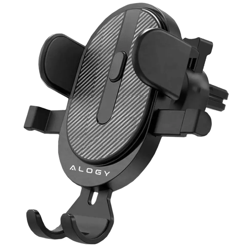 ⁨Alogy Easy One Touch Car Holder for 6.5" Gravity Dashboard and Windshield Black⁩ at Wasserman.eu