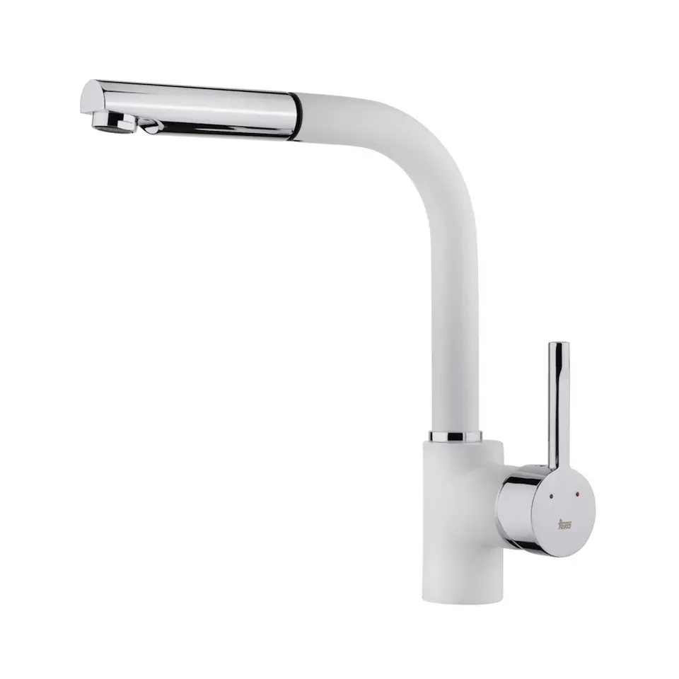 ⁨Kitchen faucet ARK 938 white⁩ at Wasserman.eu