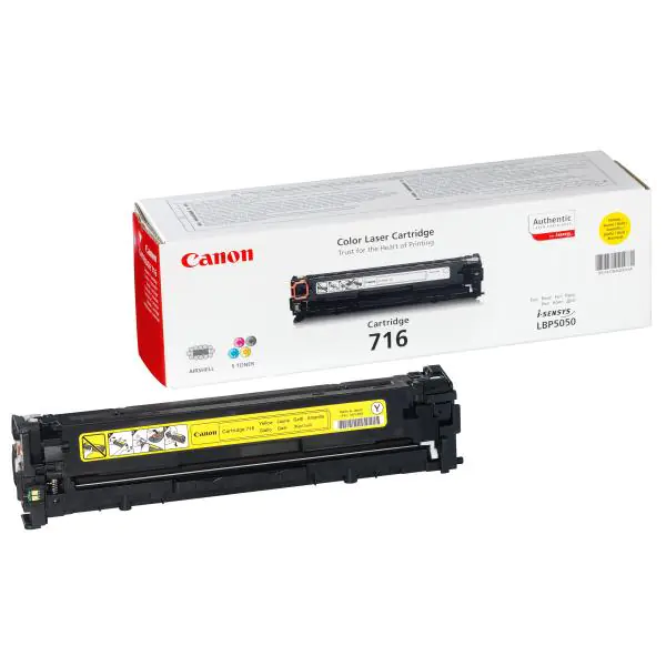 ⁨Canon oryginalny toner 716 Y, 1977B002, yellow, 1500s⁩ w sklepie Wasserman.eu