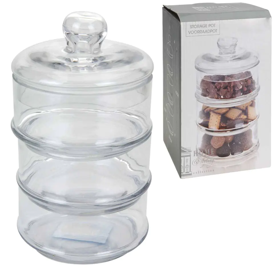 Glasbehälter 3-stufig 22 cm im Wasserman.eu