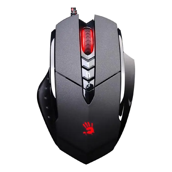 ⁨A4Tech Bloody V7 Mouse, 3200DPI, optical, 7kl., wired USB, black, for gaming, V-Track, LAGLESS SHOTING, CORE 3⁩ at Wasserman.eu