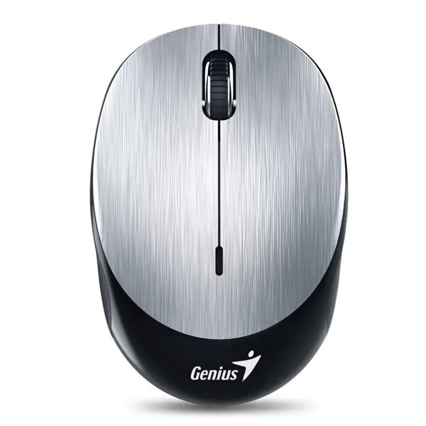 ⁨Genius Mouse NX-9000BT, 1200DPI, Bluetooth, optical, 3kl., wireless, silver, built-in rechargeable battery, bluetooth⁩ at Wasserman.eu