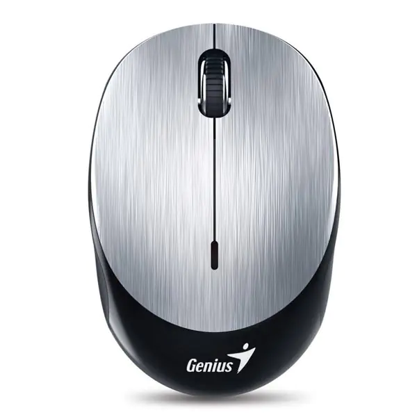 ⁨Mysz bezprzewodowa, Genius NX-9000BT, srebrna, optyczna, 1200DPI⁩ w sklepie Wasserman.eu
