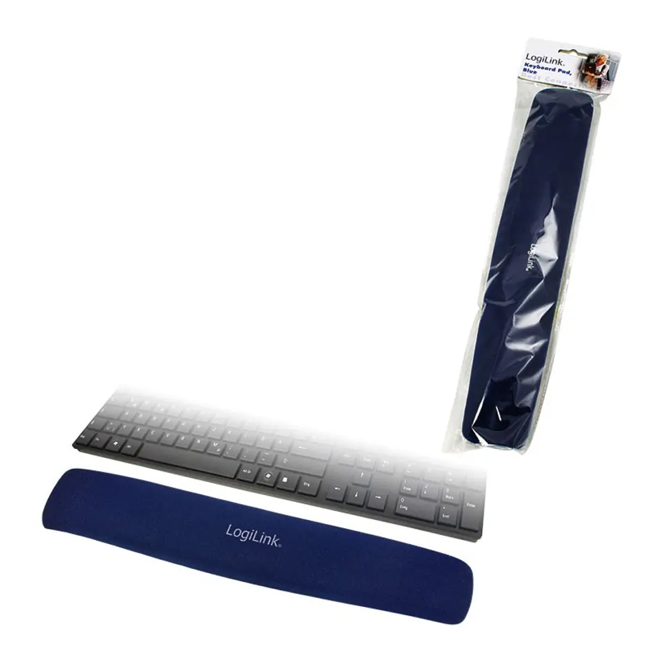 ⁨Gel pad for keyboard, blue⁩ at Wasserman.eu