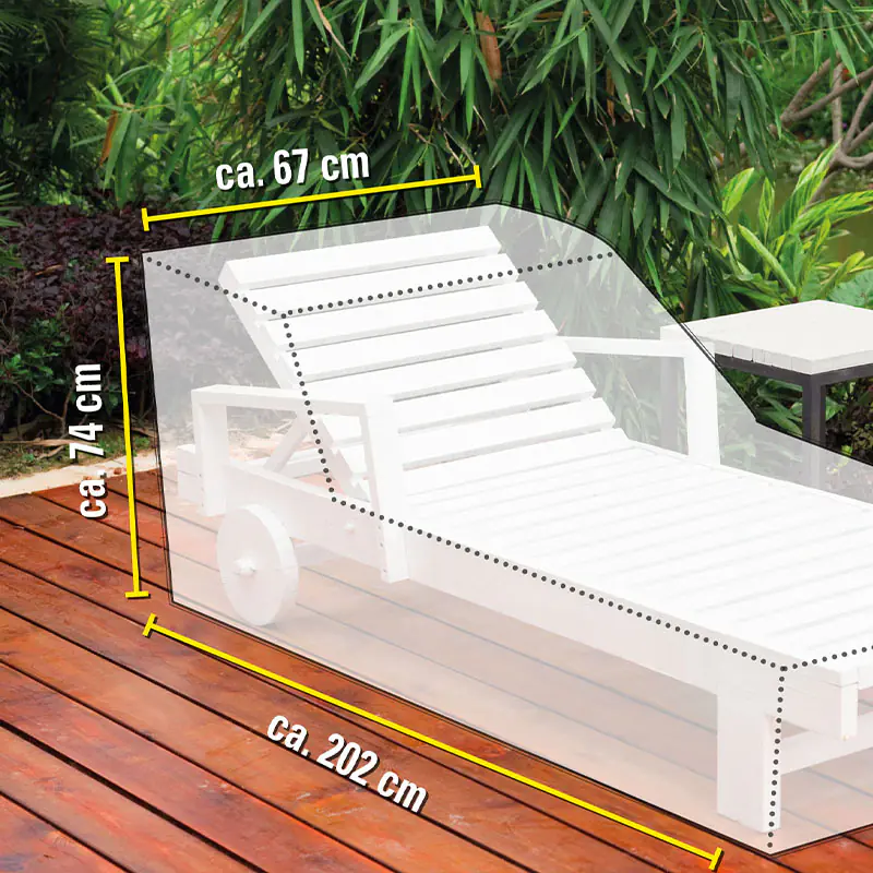 Kinzo - Cover for garden lounger (green) at Wasserman.eu
