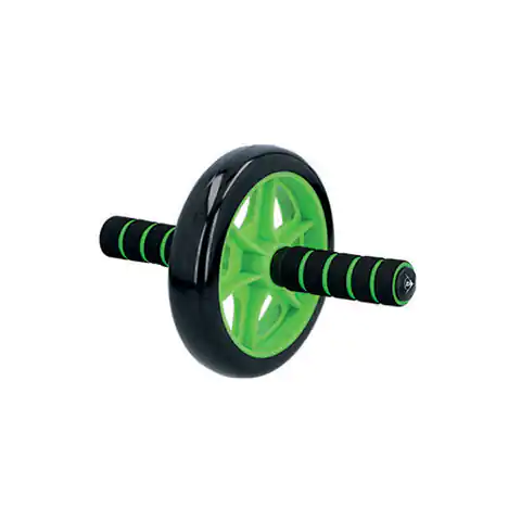 ⁨Dunlop - Jednokołowy wałek do treningu mięśni brzucha (zielony)⁩ w sklepie Wasserman.eu