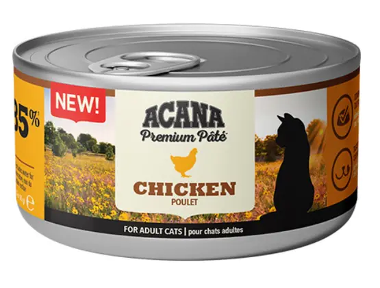 ⁨ACANA Premium Pâté Chicken - wet cat food - 85g⁩ at Wasserman.eu