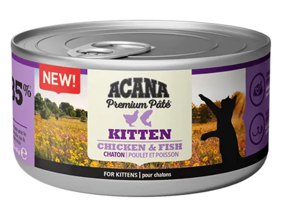 ⁨Acana Cat Premium Pate Kitten Chicken & Fish puszka 85g⁩ w sklepie Wasserman.eu