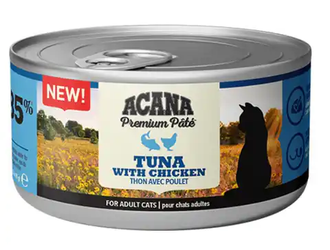 ⁨ACANA Premium Pâté Tuna and chicken - wet cat food - 85g⁩ at Wasserman.eu