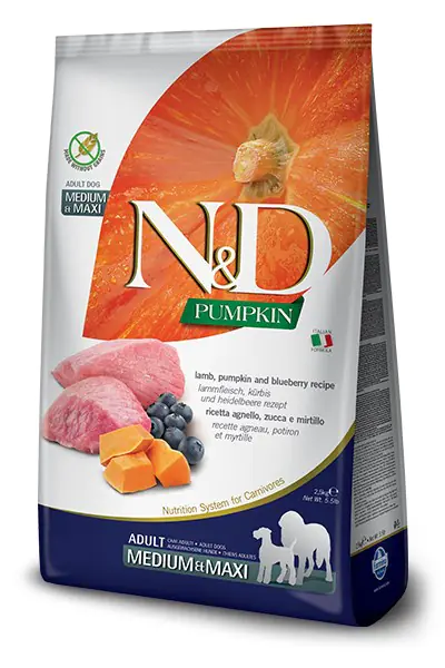 ⁨Farmina Pet Food LAMB & BLUEBERRY ADULT MEDIUM & MAXI⁩ at Wasserman.eu