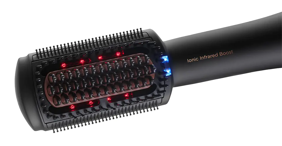 ⁨Concept VH6040 hair styling tool Hot air brush Steam Black, Bronze 550 W 2.2 m⁩ at Wasserman.eu