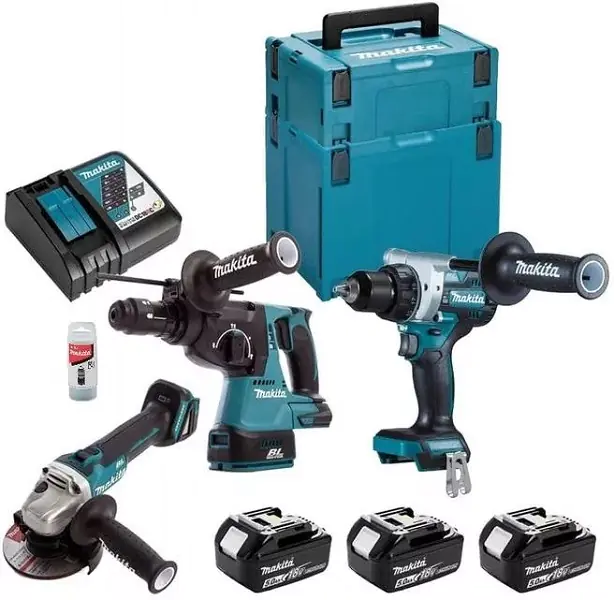 ZESTAW COMBO LI-LON 18V DGA506+DHR243+DDF486 w sklepie Wasserman.eu