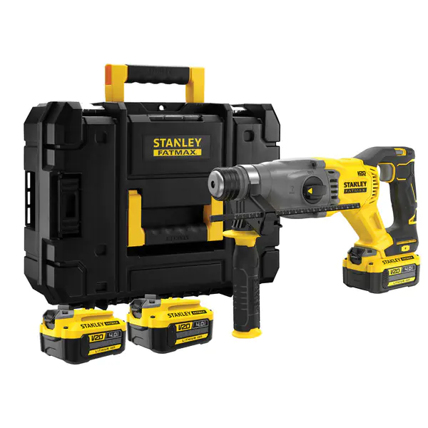 ⁨STANLEY MŁOTOWIERTARKA SDS+ 18V V20 2x4Ah KUFER⁩ at Wasserman.eu