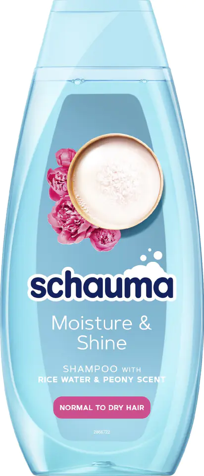 ⁨Schwarzkopf  Schauma Szampon Moisture & Shine do włosów normalnych i suchych 400ml⁩ w sklepie Wasserman.eu