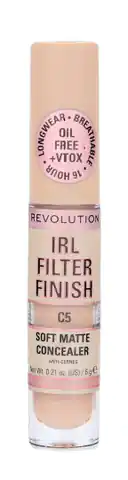 ⁨Makeup Revolution IRL Filter Finish Korektor w płynie C5 6g⁩ w sklepie Wasserman.eu