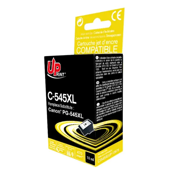 ⁨UPrint kompatybilny ink / tusz z PG-545XL, C-545XL, black, 470s, 18ml⁩ w sklepie Wasserman.eu