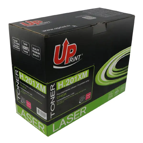 ⁨UPrint compatible toner cartridge with CF403X, magenta, 2300s, H.201XM, for HP Color LaserJet MFP 277, Pro M252, UPrint⁩ at Wasserman.eu