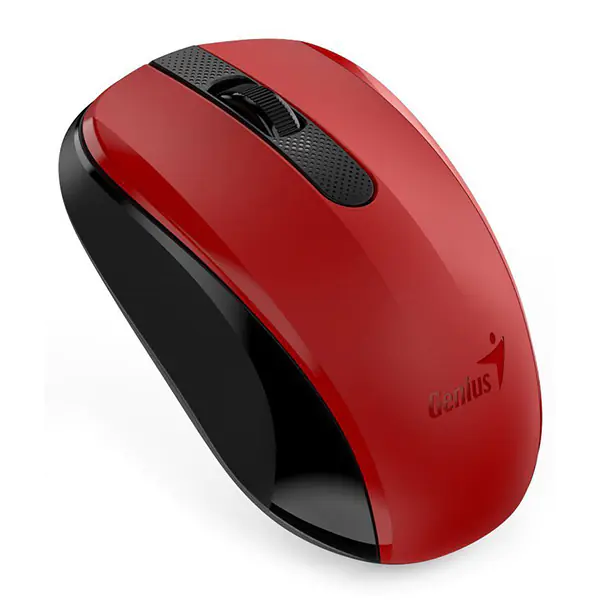 ⁨Genius Mouse NX-8008S, 1200DPI, 2.4 GHz, optical, 3 kl., wireless USB, red, 1 pc AA⁩ at Wasserman.eu