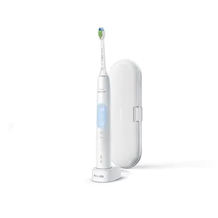 ⁨Philips | HX6839/28 Sonicare ProtectiveClean 4500 Sonic - Szczoteczka elektryczna akumulatorowa dla dorosłych - Biało/Jasnoniebi⁩ w sklepie Wasserman.eu