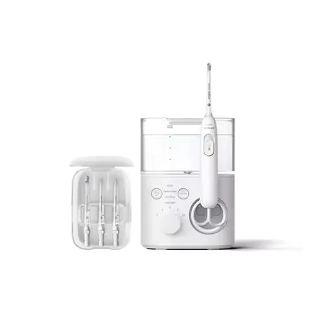 ⁨Philips | HX3911/40 Sonicare Power Flosser 7000 | Oral Irrigator | 600 ml | Number of heads 4 | White⁩ w sklepie Wasserman.eu