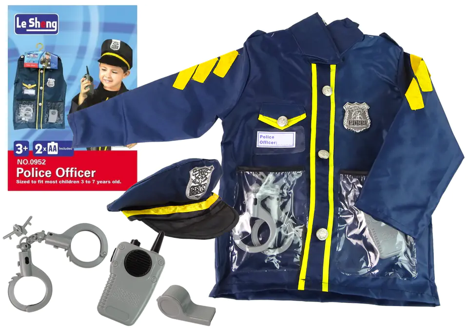 ⁨Policeman Outfit + Accessories Badge⁩ at Wasserman.eu