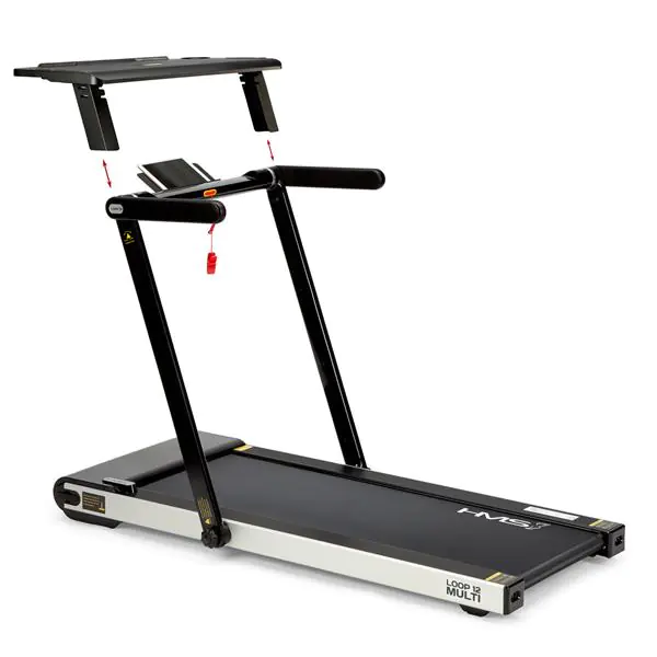 ⁨LOOP12 (2 PIECES) MULTI BLACK ELECTRIC TREADMILL WITH HMS DESK⁩ at Wasserman.eu