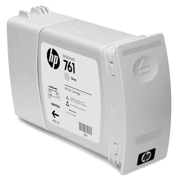 ⁨HP oryginalny ink / tusz CM995A, HP 761, grey, 400ml⁩ w sklepie Wasserman.eu