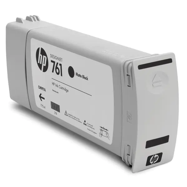 ⁨HP oryginalny ink / tusz CM997A, HP 761, matte black, 775ml⁩ w sklepie Wasserman.eu