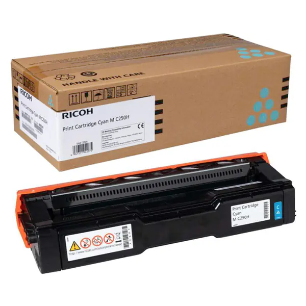 ⁨Ricoh oryginalny toner 408341, cyan, 6300s, high capacity⁩ w sklepie Wasserman.eu