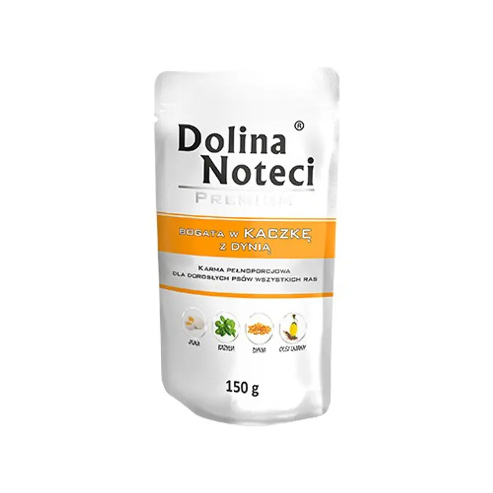 ⁨DOLINA NOTECI BOGATA W KACZKĘ Z DYNIĄ 150g⁩ w sklepie Wasserman.eu