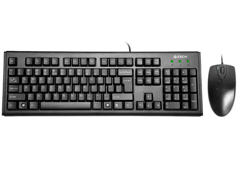 ⁨Keyboard + mouse set KM-72620D USB Black⁩ at Wasserman.eu