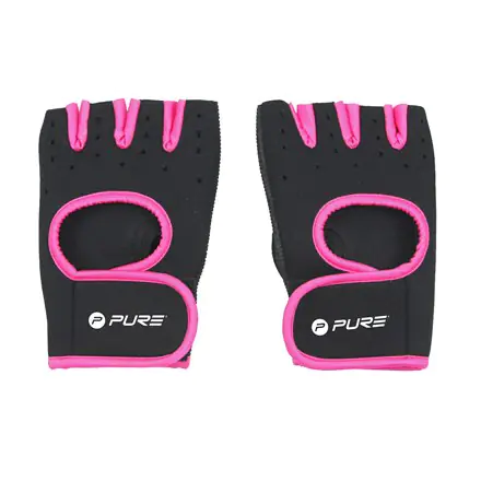 ⁨Pure2Improve | Fitness Gloves | Black/Pink⁩ w sklepie Wasserman.eu