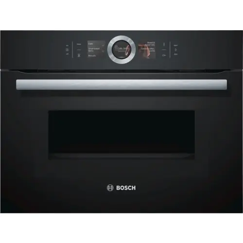 ⁨Bosch Serie 8 CMG676BB1 oven 45 L 1000 W Black⁩ at Wasserman.eu