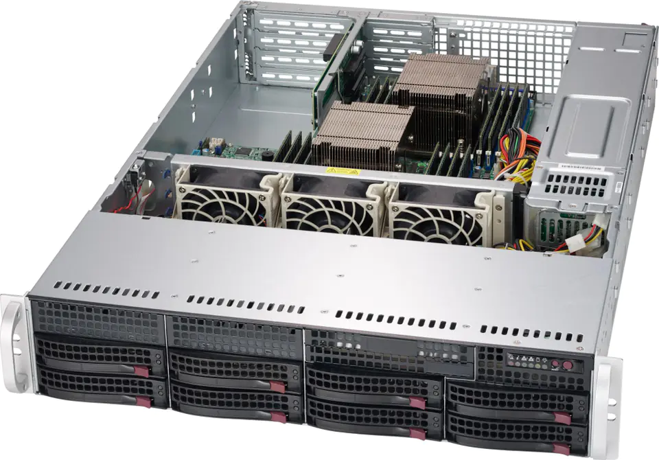⁨OBUDOWA SERWEROWA SUPERMICRO CSE-825TQC-R802WB⁩ w sklepie Wasserman.eu
