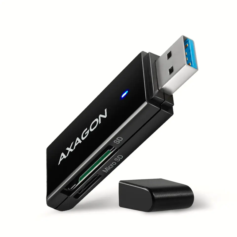 ⁨AXAGON USB 3.0 CRE-S2N memory card reader⁩ at Wasserman.eu