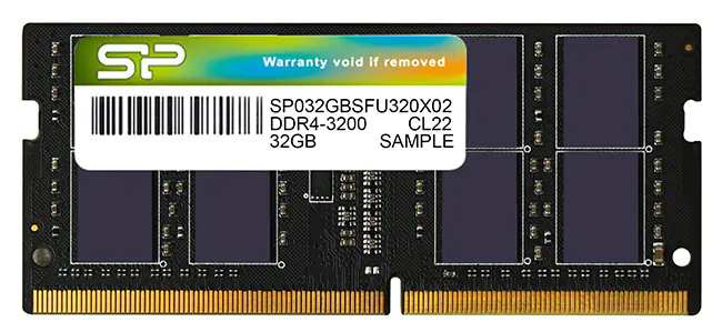 ⁨Pamięć RAM Silicon Power SODIMM DDR4 32GB (1x32GB) 3200Mhz CL22 SODIMM⁩ w sklepie Wasserman.eu