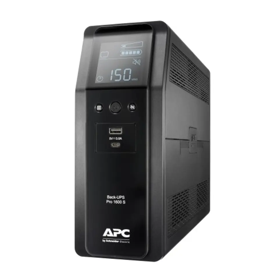 BR1600SI UPS Back ProBR1600VA/960W 6xC13, AVR,LCD, Ładowarka USB A/C Czysta sinusoida przy pracy bateryjnej w sklepie Wasserman.eu