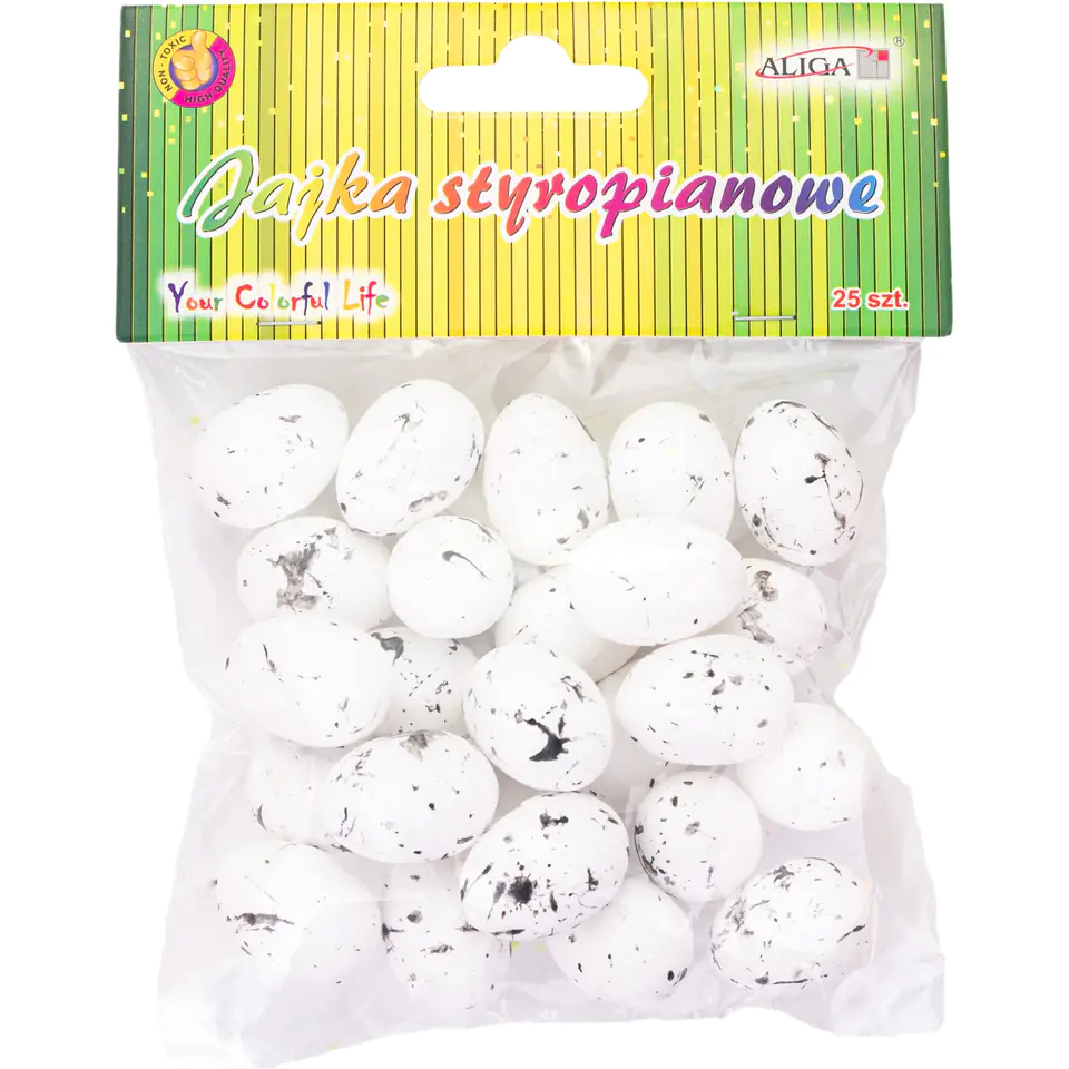 ⁨Jajka styropianowe nakrapiane 2,5cm (25) WPJ-5731 ALIGA⁩ w sklepie Wasserman.eu