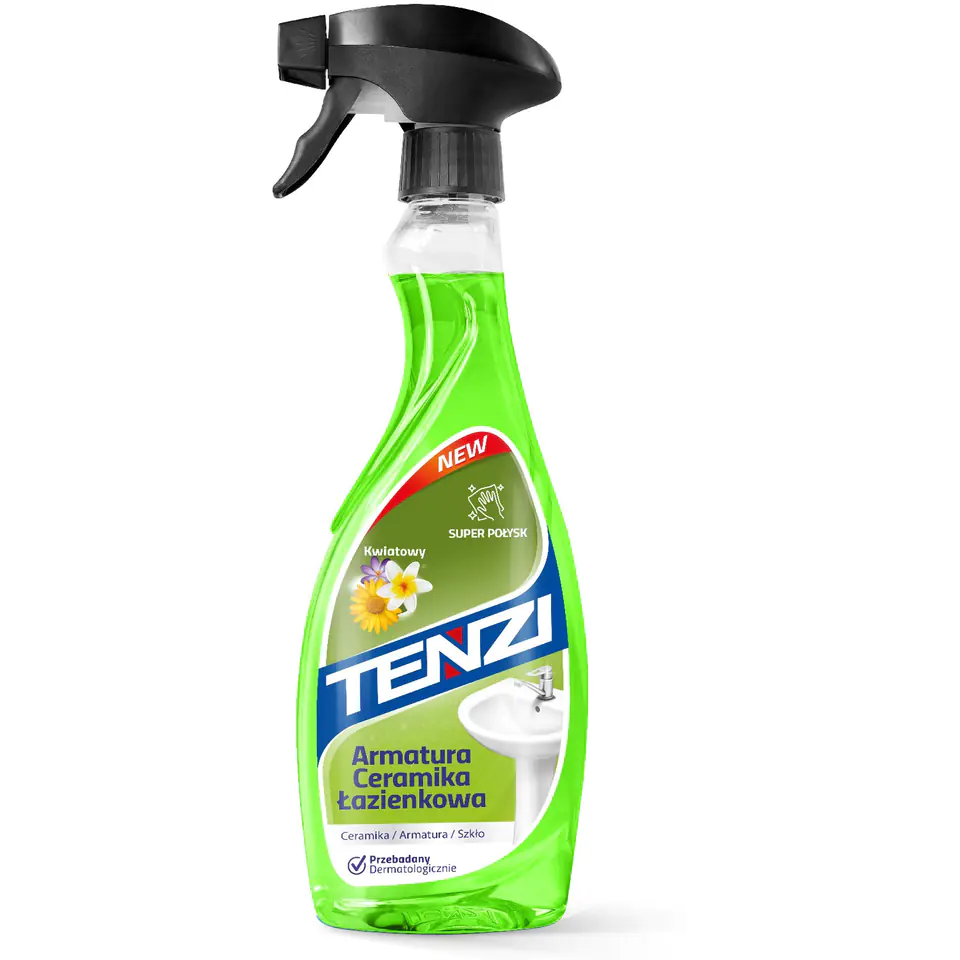 ⁨Płyn TENZI HOME PRO ARMATURA CERAMIKA ŁAZIENKOWA 0,5l. (WHP431B500CS010)⁩ w sklepie Wasserman.eu