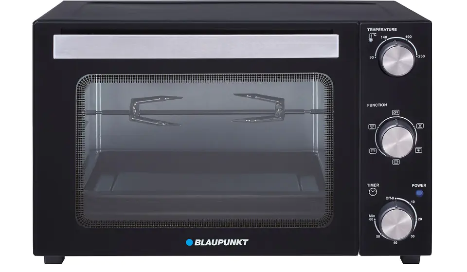 ⁨Mini piekarnik Blaupunkt EOM501 (Pokrętło; 1500W; kolor czarny)⁩ w sklepie Wasserman.eu