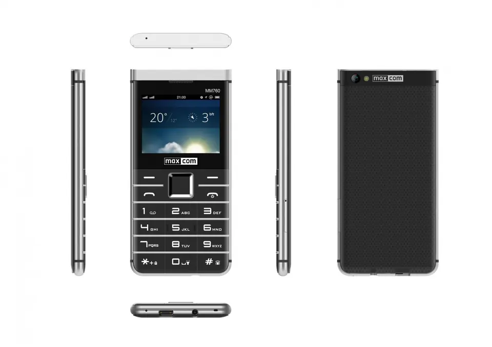 Mobile phone MaxCom MM 760 DUAL SIM BLACK at Wasserman.eu