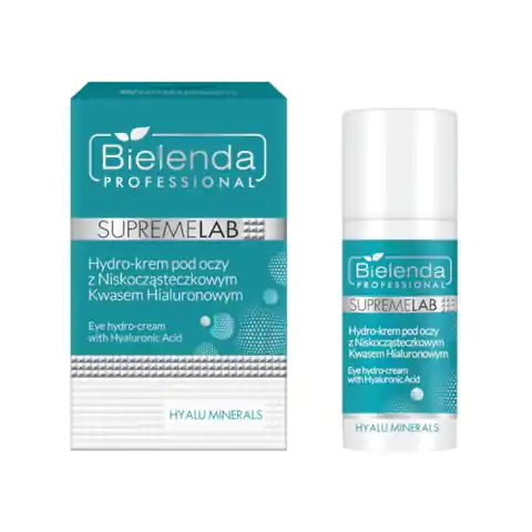 ⁨Bielenda Professional SupremeLab Hyalu Minerals hydro-eye cream with hyaluronic acid 15ml⁩ at Wasserman.eu
