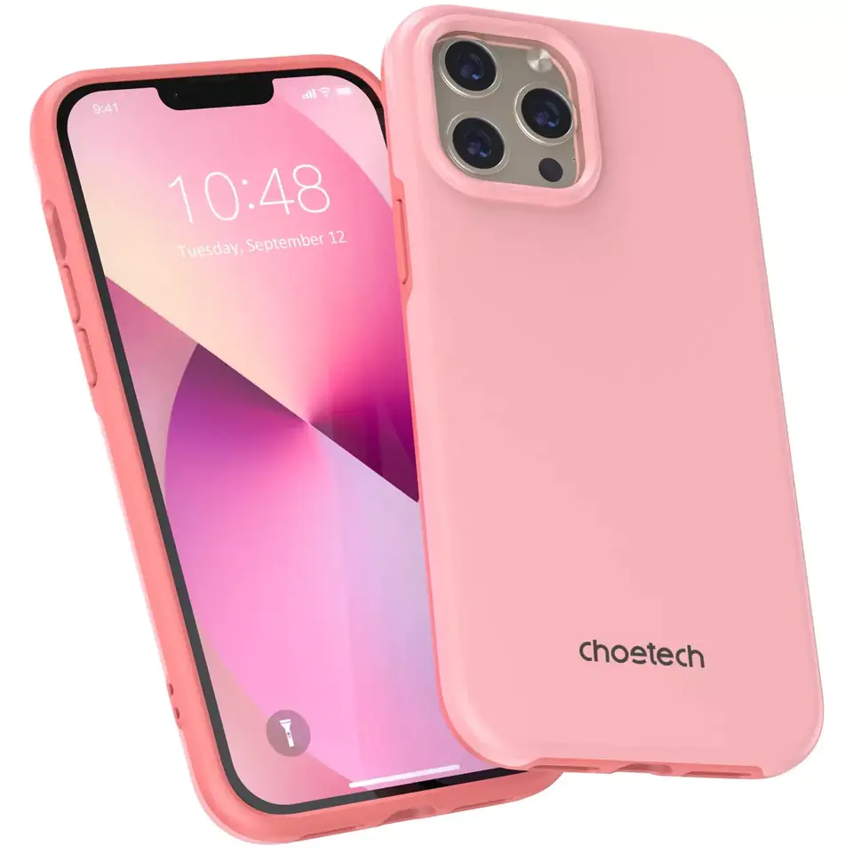 ⁨Choetech MFM Anti-drop case etui Made For MagSafe do iPhone 13 Pro Max różowy (PC0114-MFM-PK)⁩ w sklepie Wasserman.eu