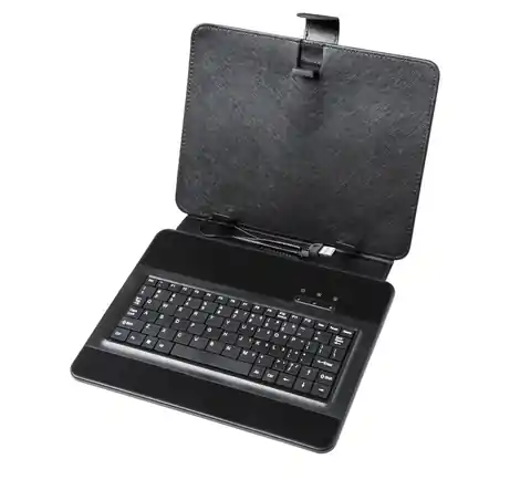 ⁨KOM0487 Pokrowiec uniwersalny do tabletów 9.7 cala z klawiaturą USB⁩ w sklepie Wasserman.eu