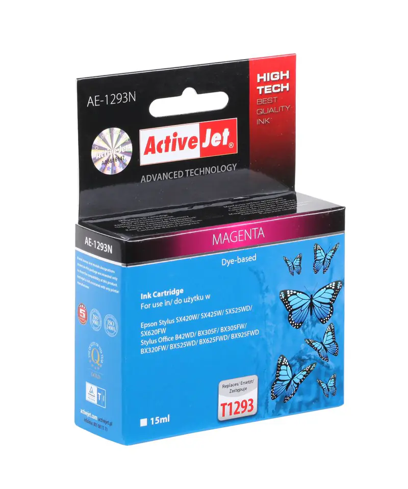 ACJ-AE-1293N Tusz ActiveJet do Epson T1293M Magenta 1293N (AE-1293) w sklepie Wasserman.eu