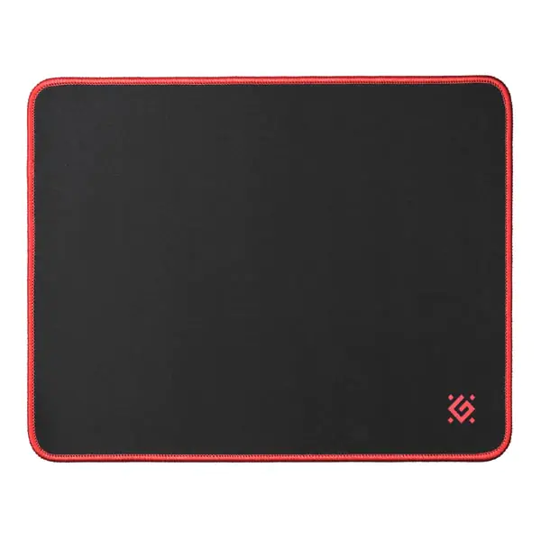 ⁨Podkładka pod mysz, Black M, do gry, czarna, 36x27 cm, Defender⁩ w sklepie Wasserman.eu