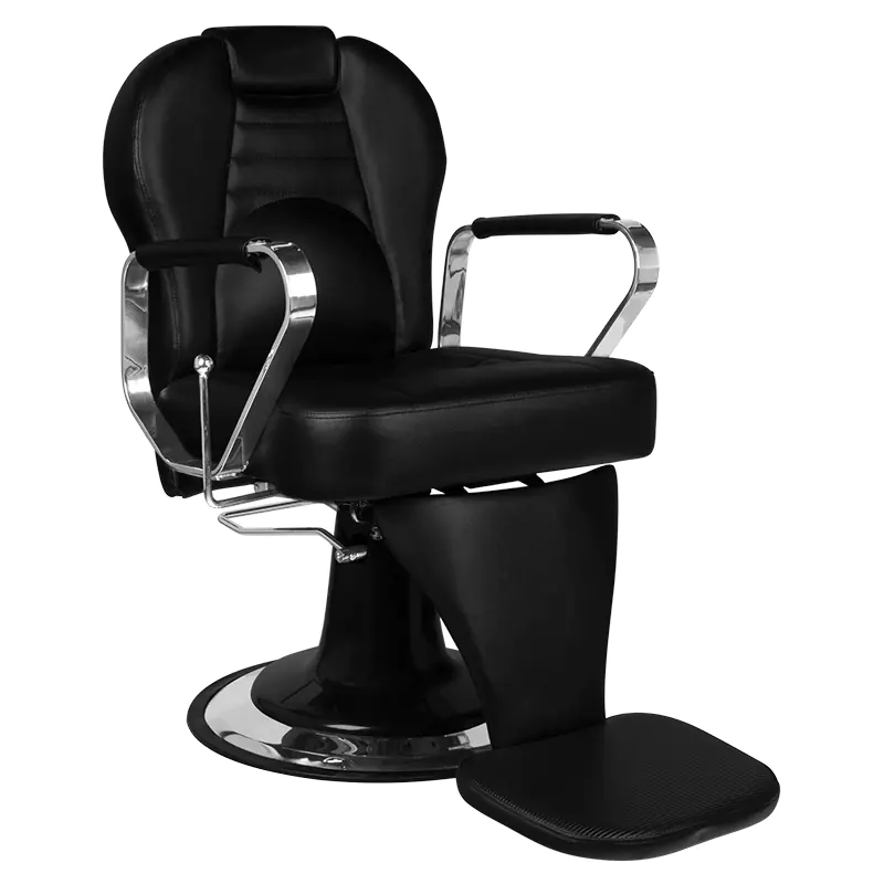 ⁨Gabbiano barber chair Tiziano black⁩ at Wasserman.eu